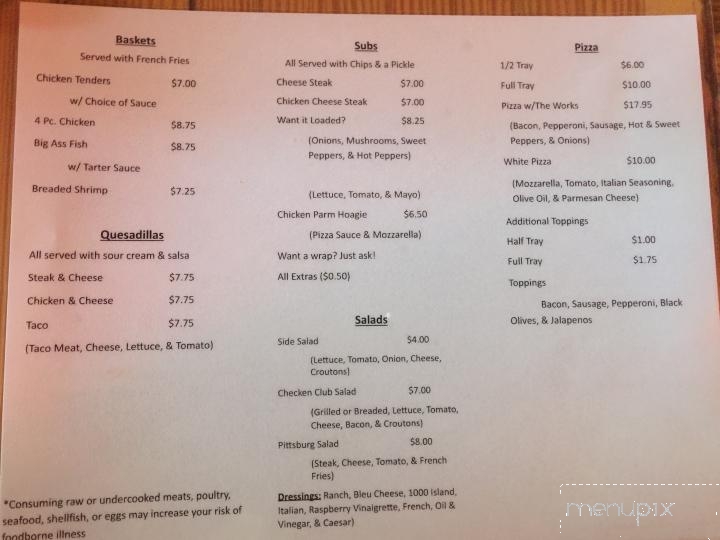 Lovelton Hotel - Mehoopany, PA menu_pic