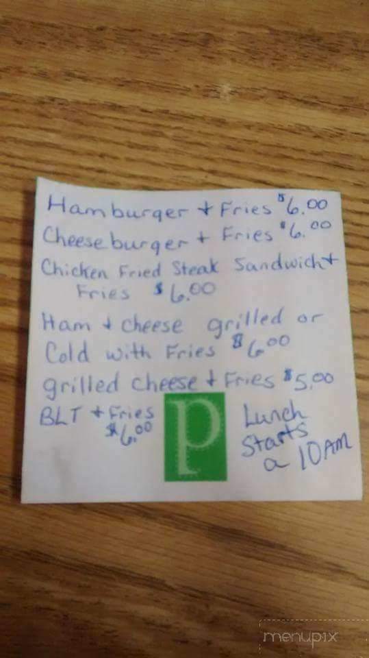 Patsy's Cafe - Pottsboro, TX menu_pic
