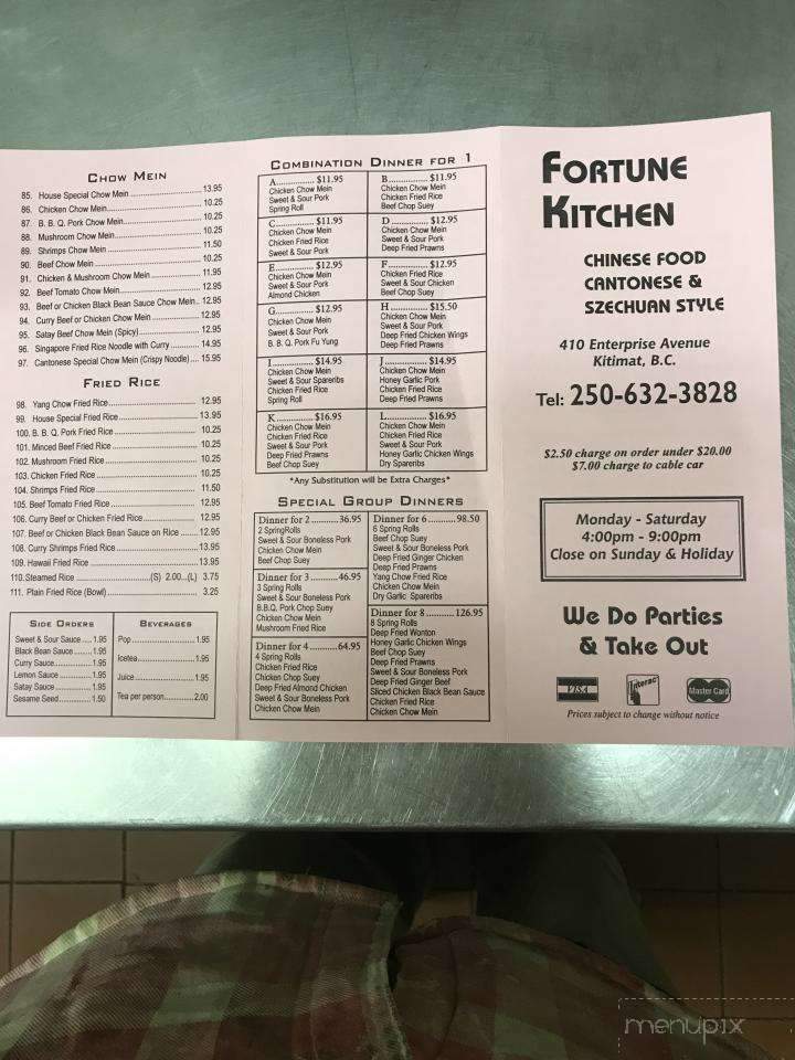 Fortune Kitchen - Kitimat, BC