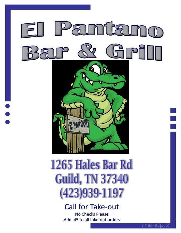 El Pantano Bar And Grill - Guild, TN menu_pic