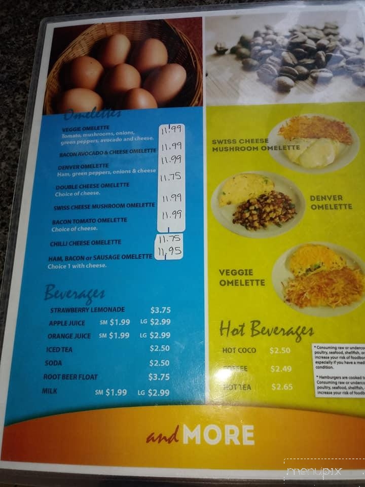 Breakfast And Burgers - Salem, OR menu_pic