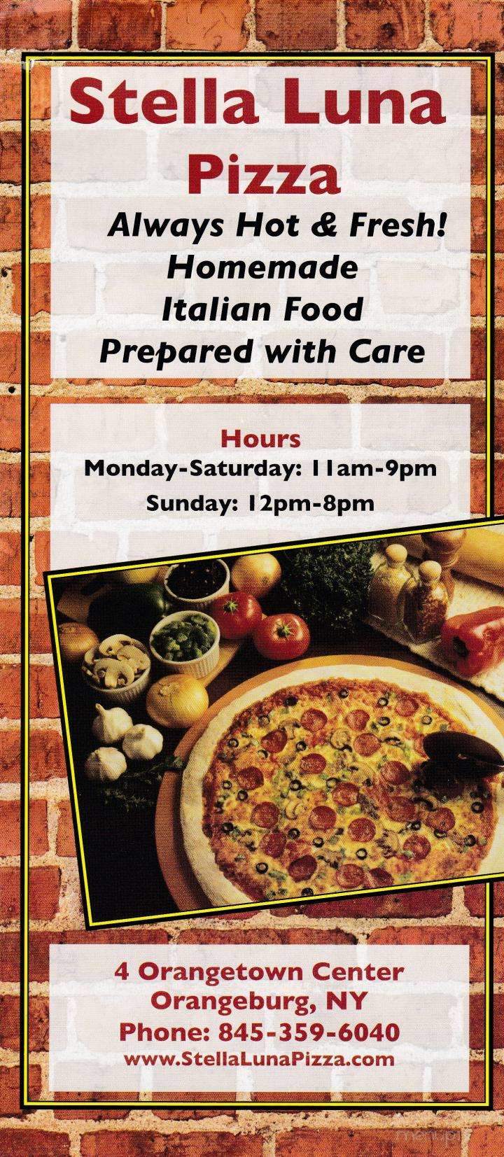 Stella Luna - Orangeburg, NY menu_pic