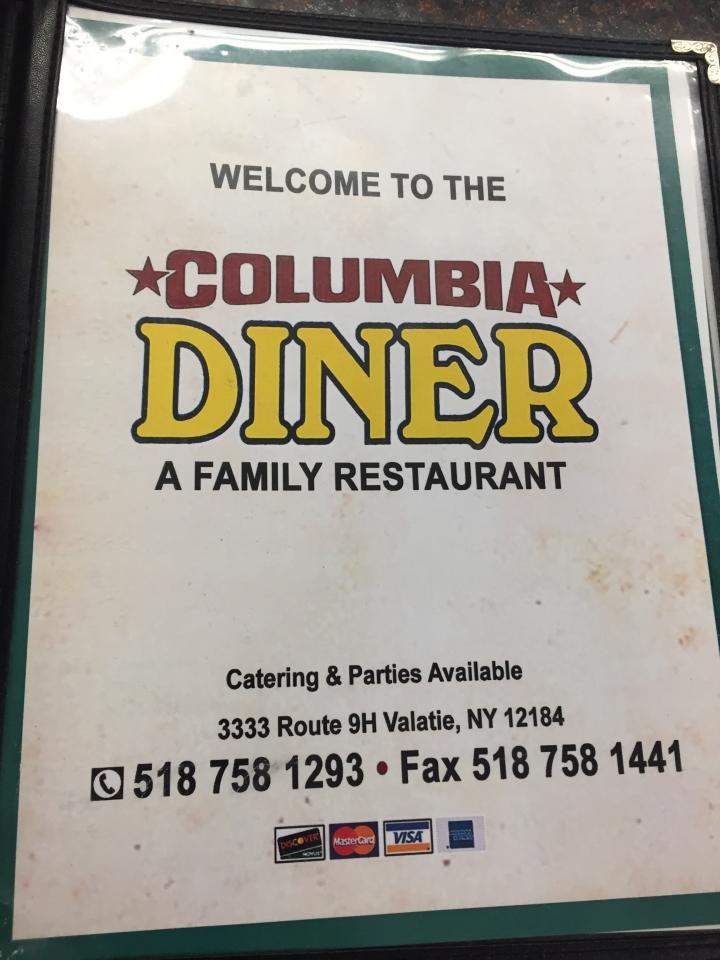 Columbia Diner - Valatie, NY menu_pic