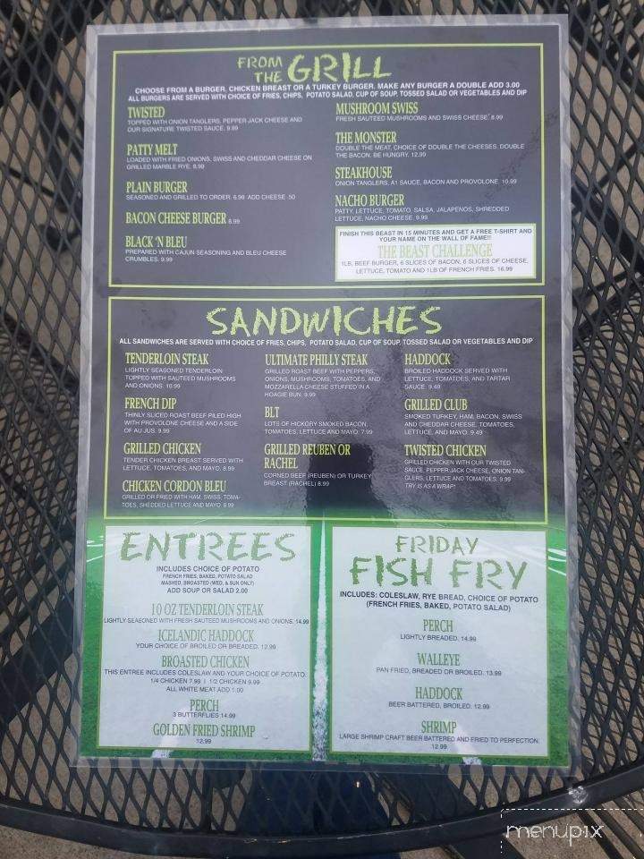 5th Quarter - Little Chute, WI menu_pic