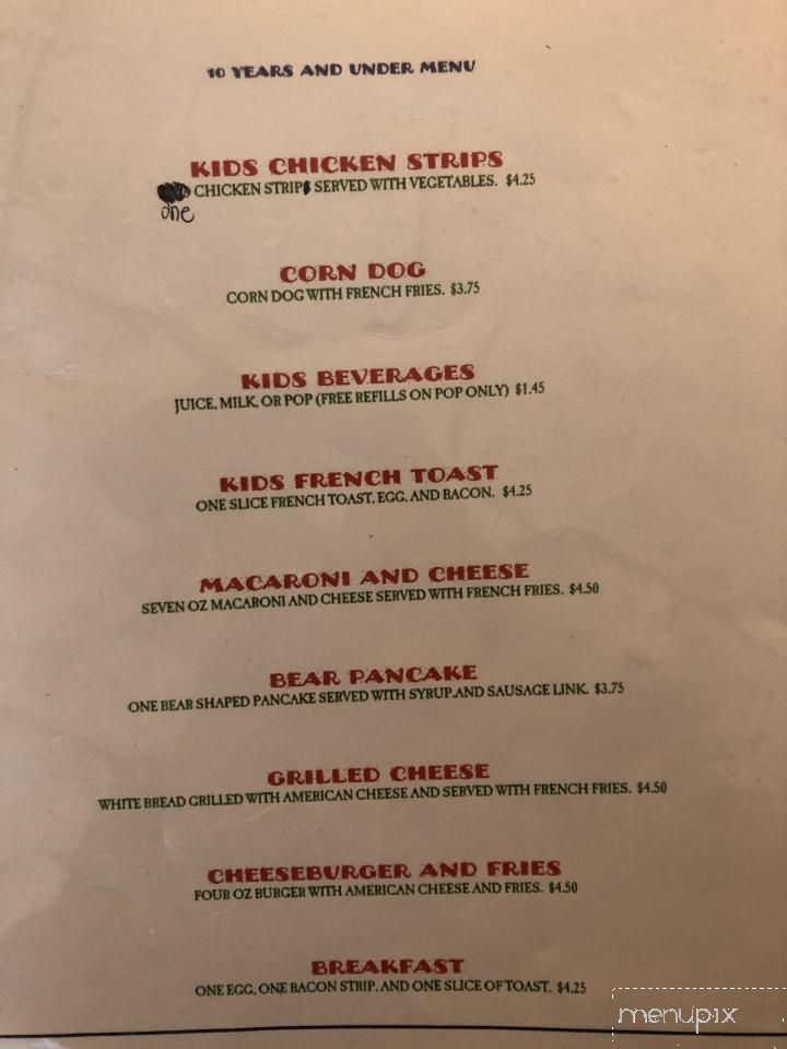 Brad's Home Plate - Le Center, MN menu_pic