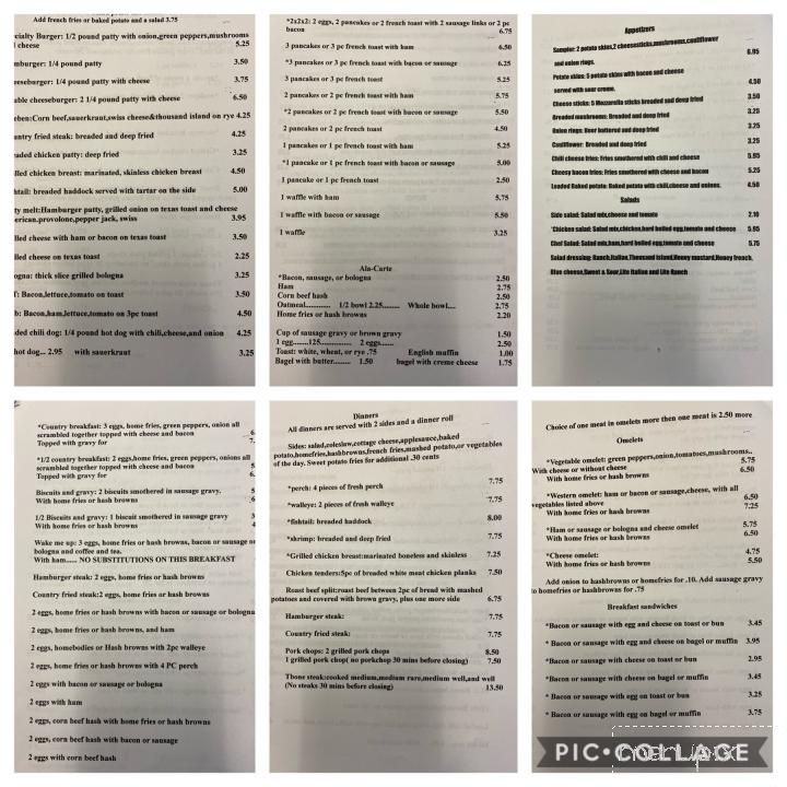 Our Lakeside Diner - Buckeye Lake, OH menu_pic