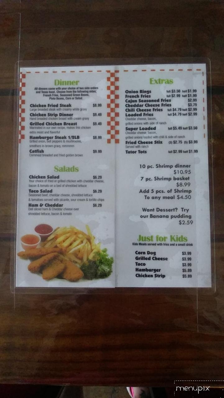 Dale's Burgers And More - Quinlan, TX menu_pic