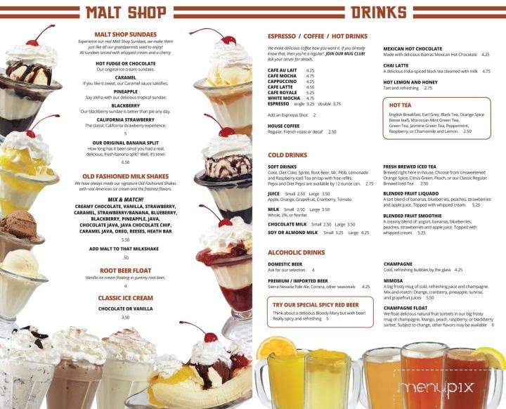 Morning Thunder Cafe - Chico, CA menu_pic