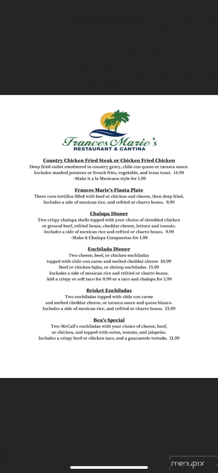 Frances Marie's Restaurant & Cantina - Victoria, TX