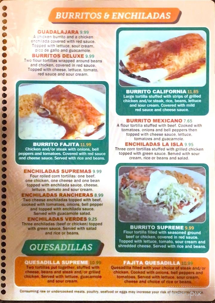 La Isla - Lawrenceburg, KY menu_pic