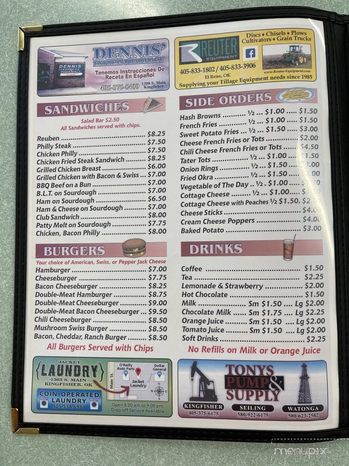City Cafe - Kingfisher, OK menu_pic