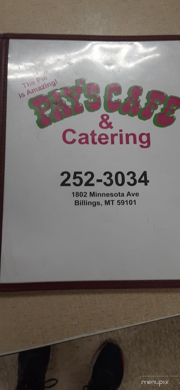 Pays Cafe - Billings, MT menu_pic