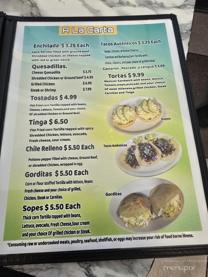 Laura's Cocina - Nashville, TN menu_pic