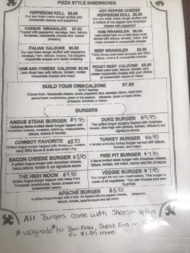 Fort - Sistersville, WV menu_pic