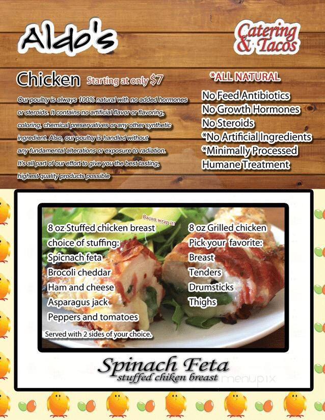 Aldo's Catering and Tacos - Santa Ana, CA menu_pic