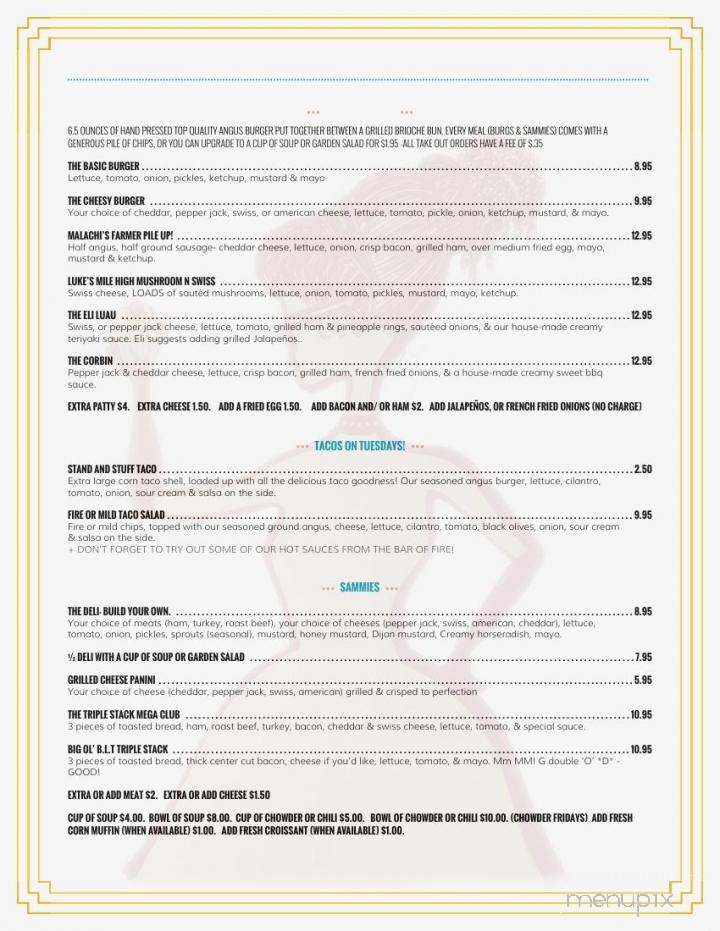 Mellany's Bakery - Usk, WA menu_pic
