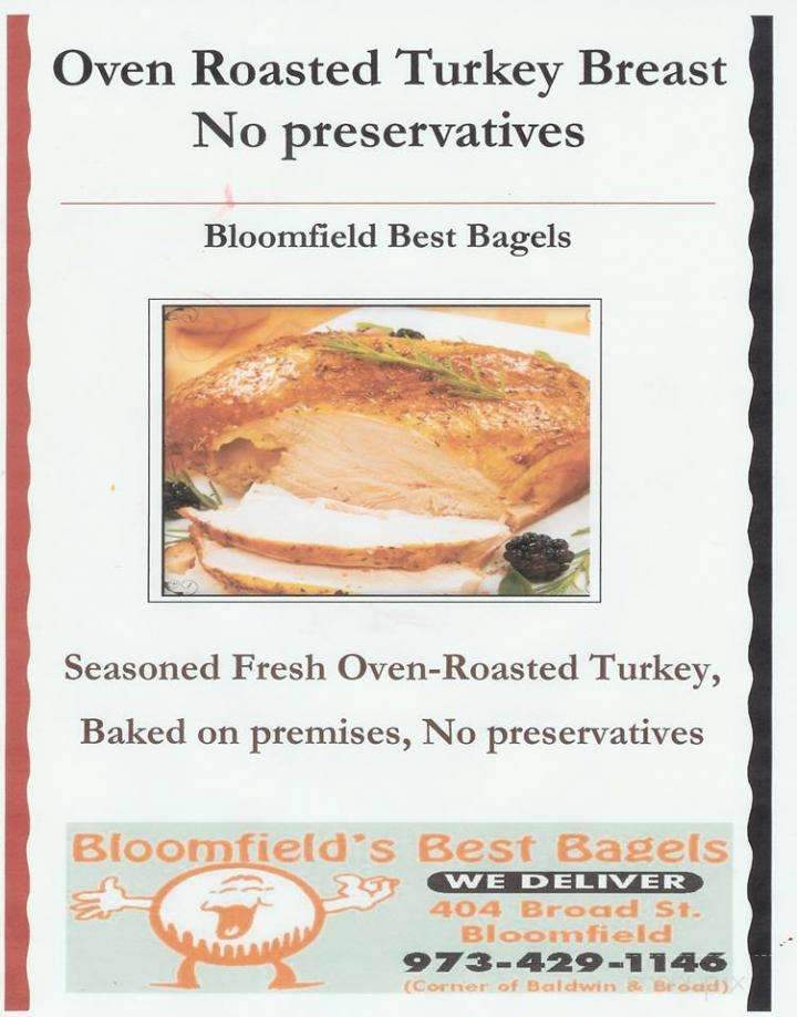Bloomfield Best Bagel - Bloomfield, NJ menu_pic
