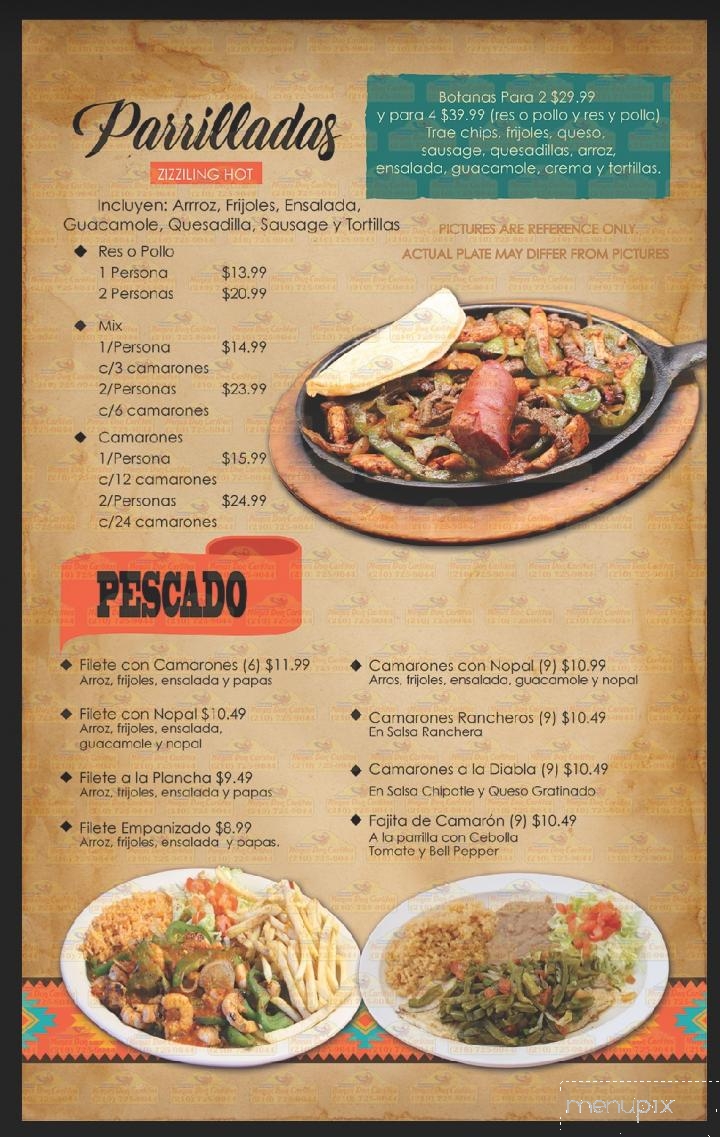 La Siberia Mexicana - McAllen, TX menu_pic
