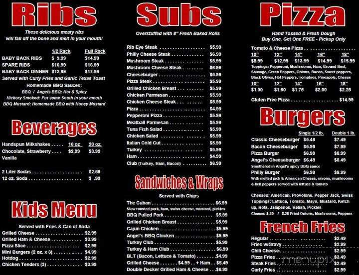 Angel's Wings - Parkville, MD menu_pic