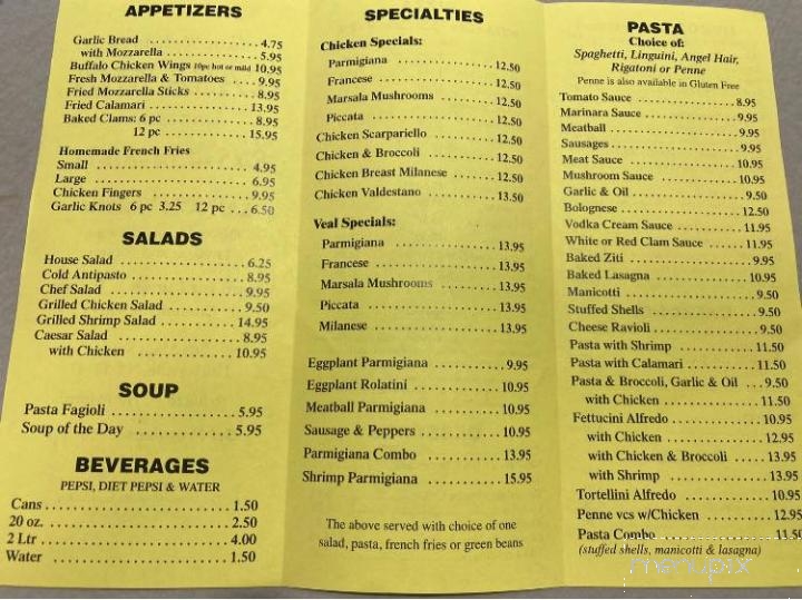 Casa Mia - Hurleyville, NY menu_pic