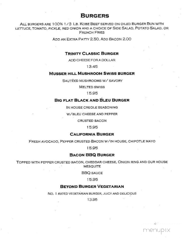 Tangle Blue Saloon - Weaverville, CA menu_pic