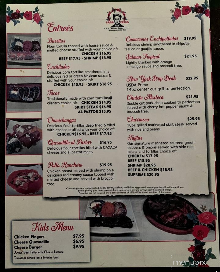 Cinco De Mayo Bar & Restaurant - North Haledon, NJ menu_pic