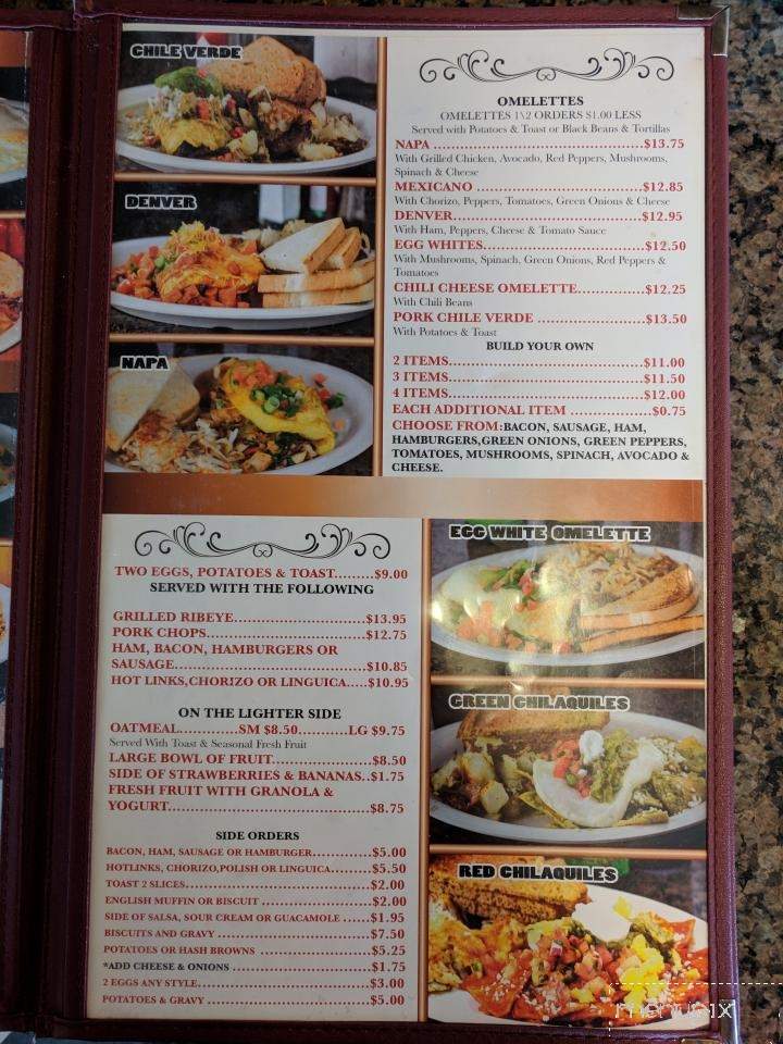Jefferson Cafe - Napa, CA menu_pic