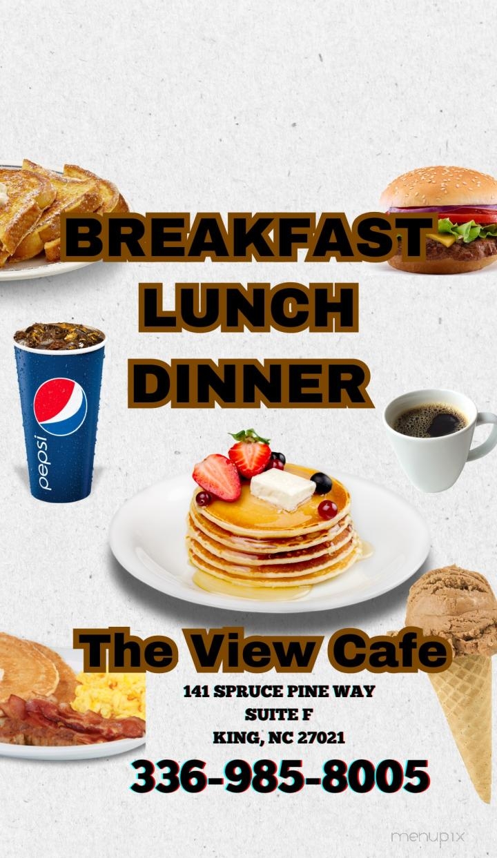 The View Cafe - King, NC menu_pic
