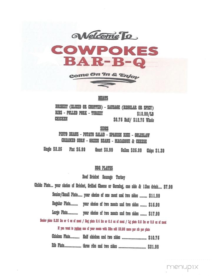 Cowpokes Bar-B-Q - Pearsall, TX