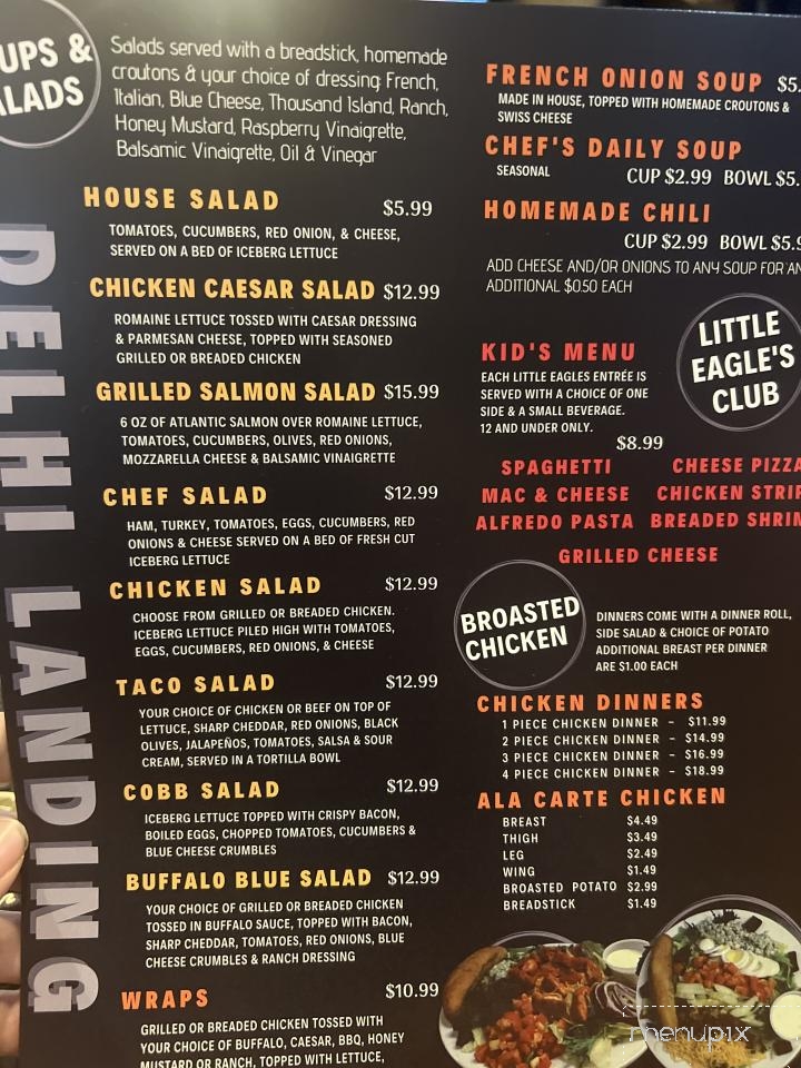 Delhi Landing - Delhi, IA menu_pic