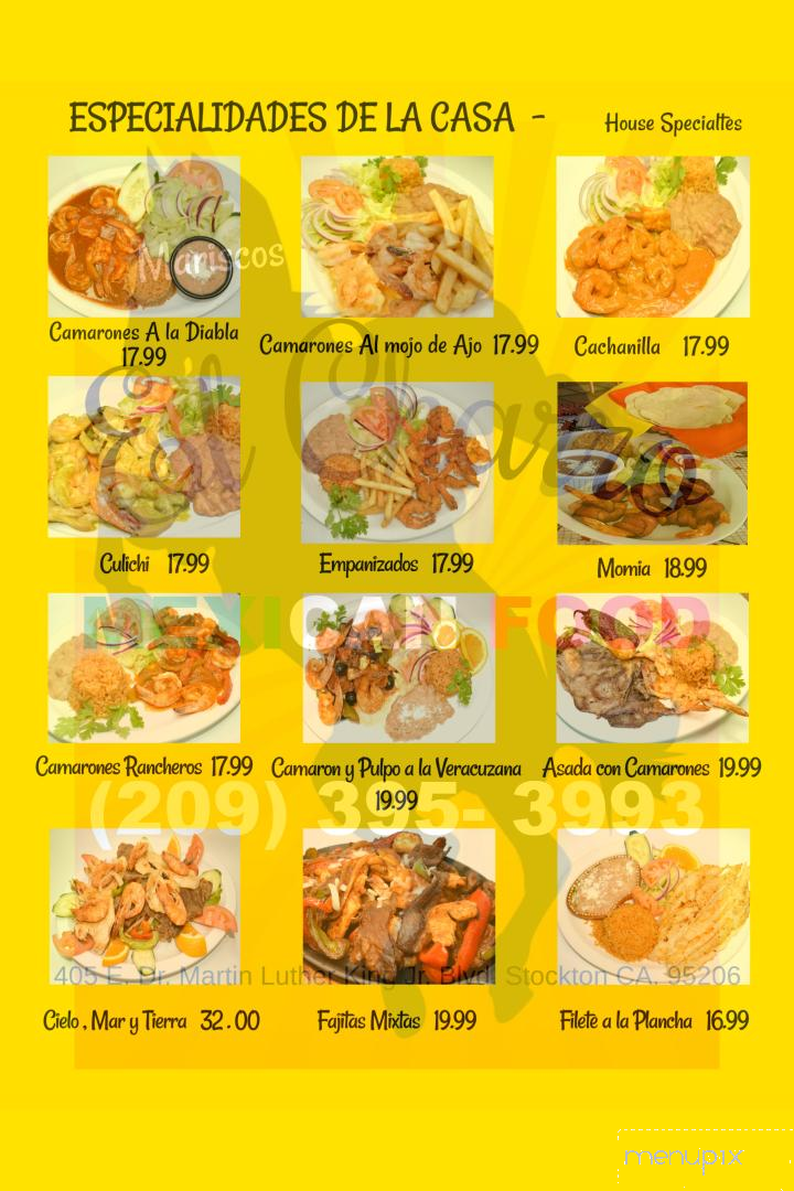 Mariscos El Charro - Stockton, CA menu_pic