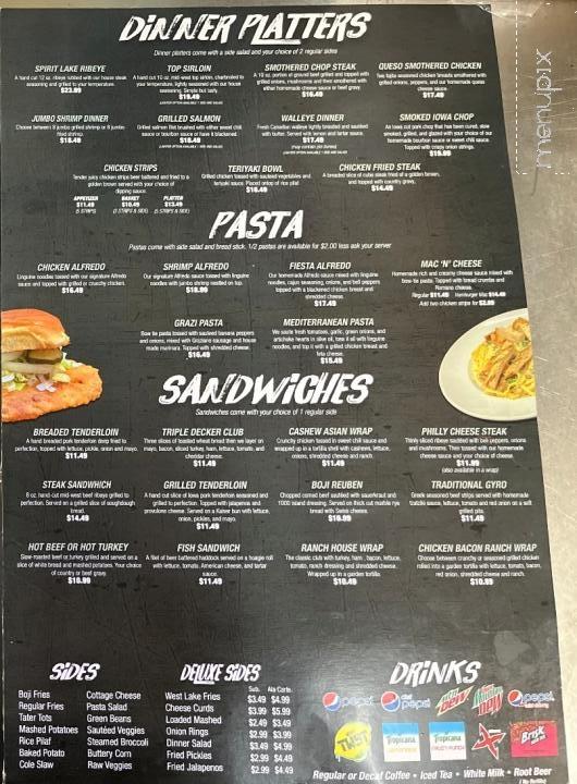 Okoboji Grill - Newton, IA menu_pic