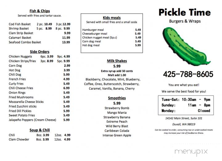 Pickle Time - Duvall, WA
