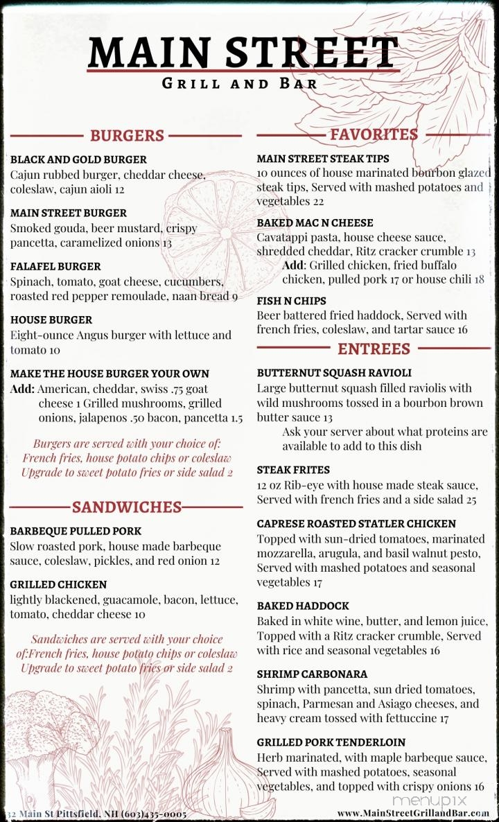 Main Street Grill & Bar - Pittsfield, NH