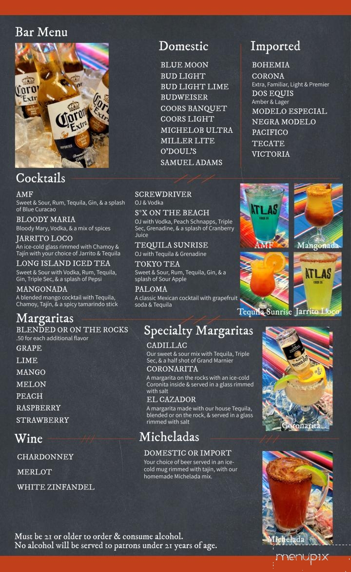 El Cazador Mexican Restaurant - Buhl, ID menu_pic