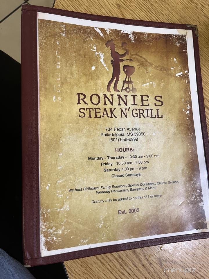 Ronnie's Steak N Grill - Philadelphia, MS