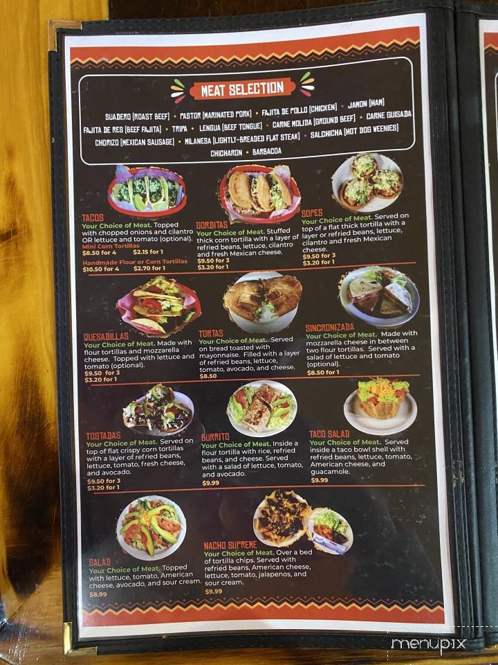 Taqueria Azteca - Eagle Lake, TX menu_pic