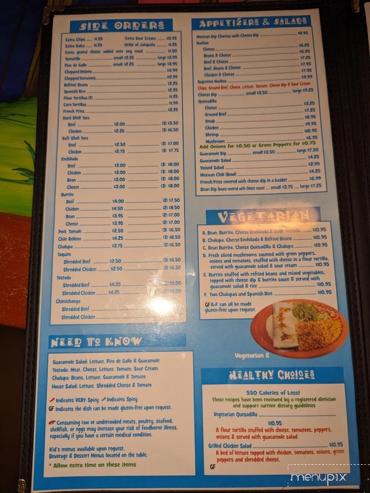 Mi Mexico - Morris, MN menu_pic