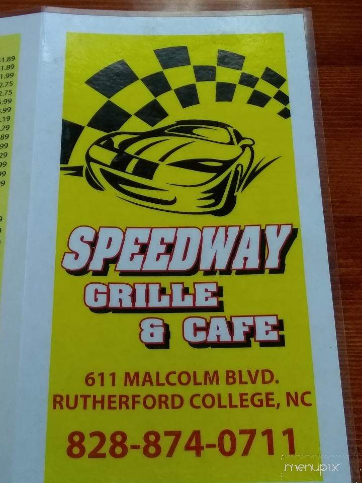 Speedway Cafe - Connelly Springs, NC menu_pic