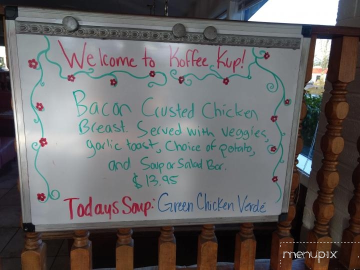 Koffee Kup - Cottage Grove, OR menu_pic
