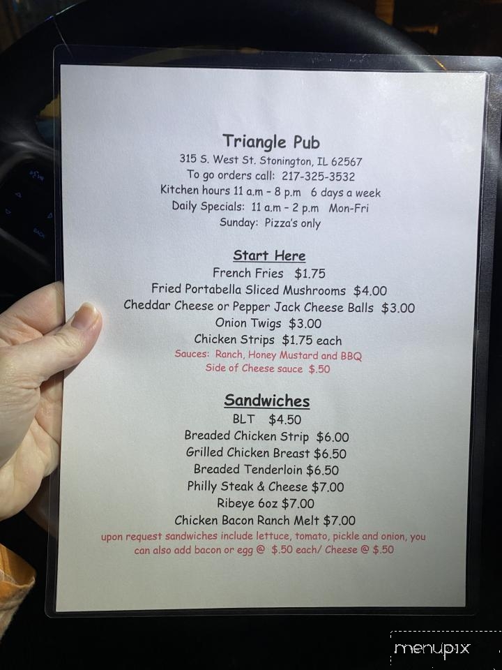 One More Bar & Grill - Stonington, IL menu_pic