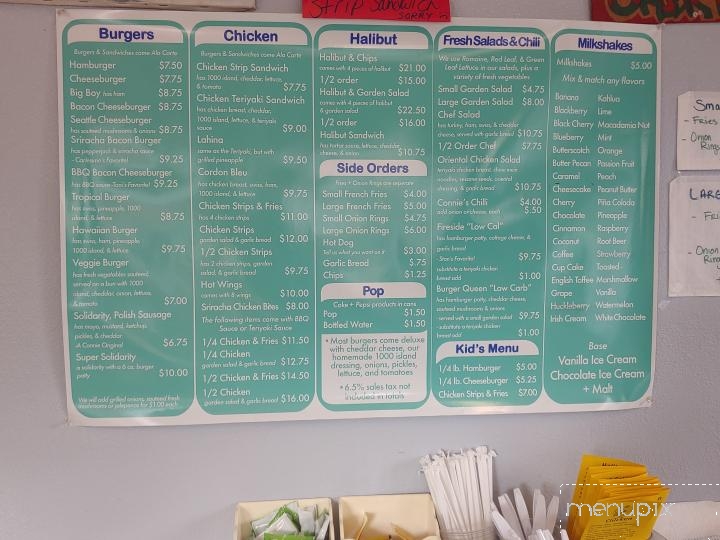 Burger Queen - Ketchikan, AK menu_pic