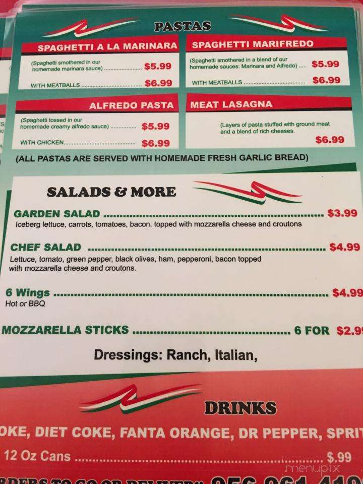 Ventura's Pizza - Pharr, TX menu_pic