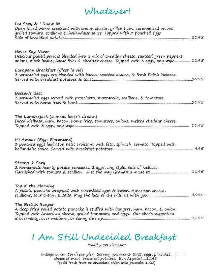 Comfi - Old Bridge Township, NJ menu_pic