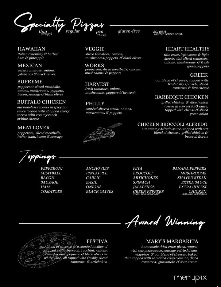 Mary's Pizza - Gorham, NH menu_pic