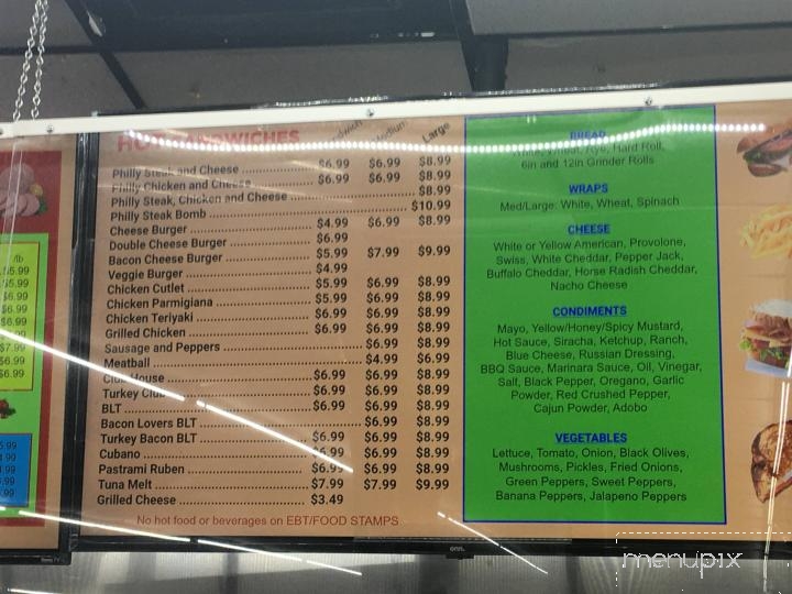 Krauszer's - East Hartford, CT menu_pic