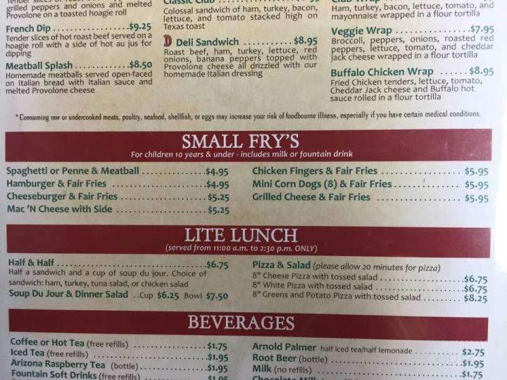 Davidson's Restaurant - Youngstown, OH menu_pic