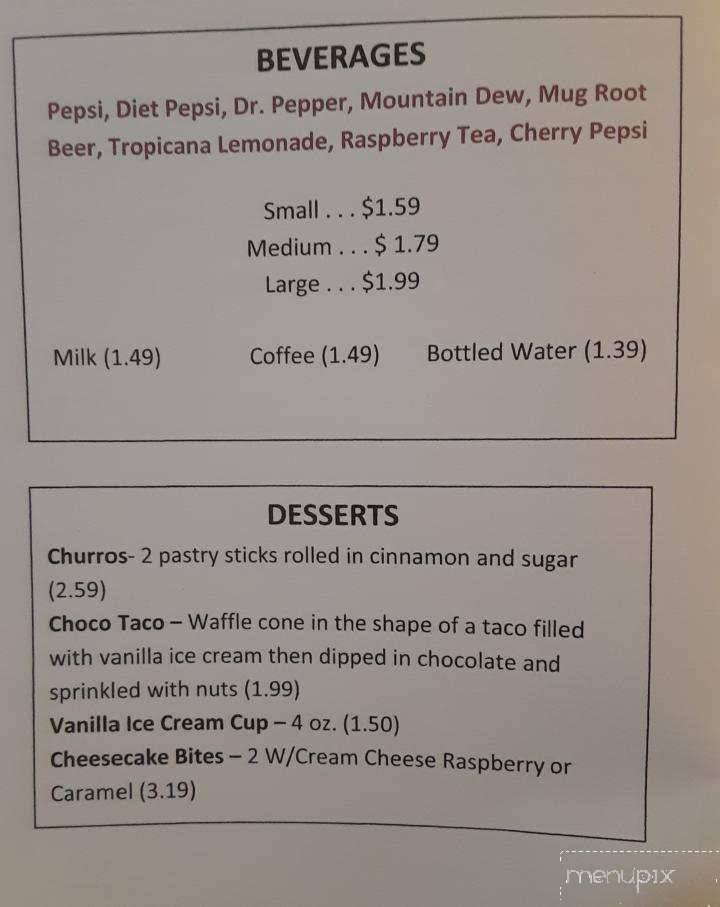 Taco Delite - Central Point, OR menu_pic