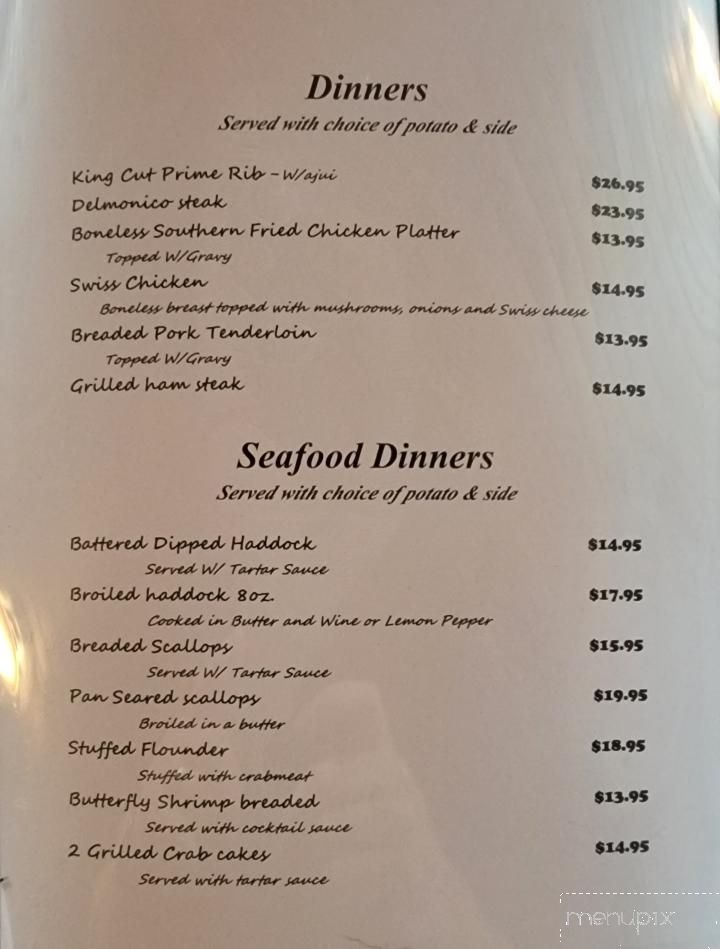 Jamison City Hotel - Benton, PA menu_pic