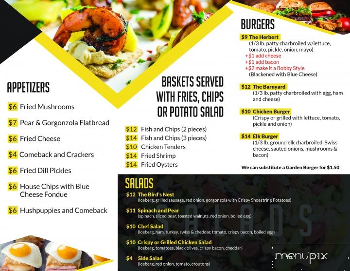 Birds Nest Cafe - Olympia, WA menu_pic